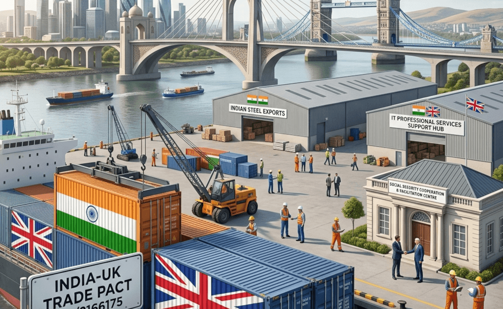 India-UK Trade Deal: Major Boost for Steel and IT Professionals